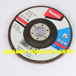 Lamellenschuurschijf aluminiumoxide diameter 125mm korrel  60 | D-27090